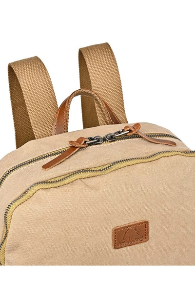 The Same Direction Magnolia Hill Canvas Backpack In Khaki