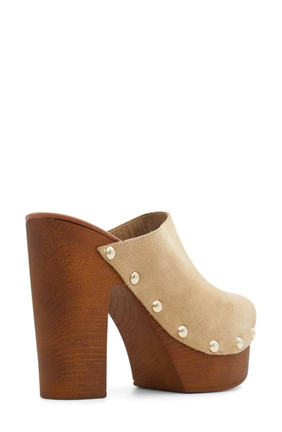 Shop Aldo Drenania Platform Sandal In Medium Beige