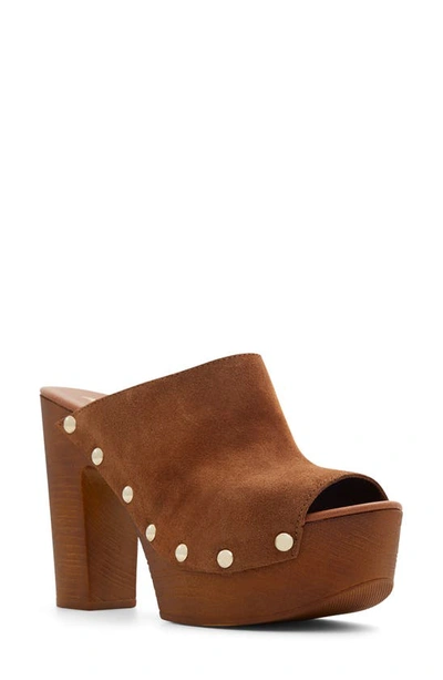 Shop Aldo Drenania Platform Sandal In Other Brown