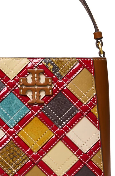 Tory Burch Small Mcgraw Patchwork Bucket Bag