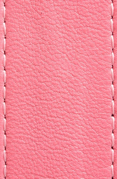Raina Sally Shell Clasp Leather Belt In Pink