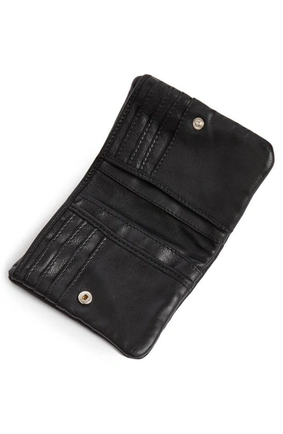 Shop Allsaints Bartlett Leather Wallet In Black