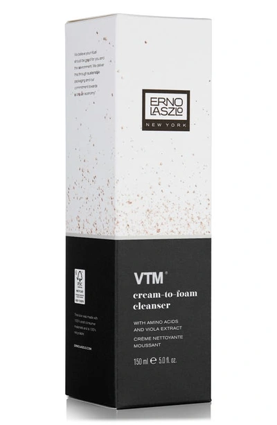 Shop Erno Laszlo Vtm Cream-to-foam Cleanser