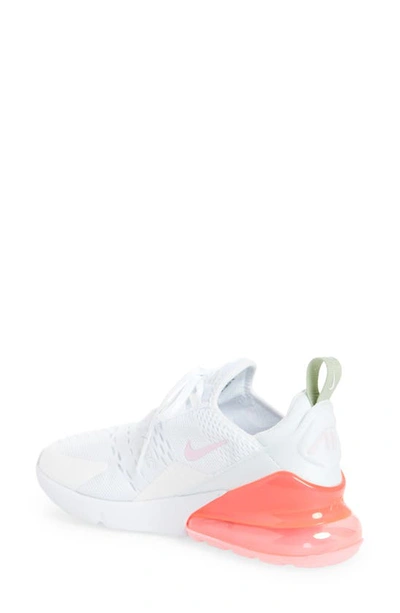 Shop Nike Air Max 270 Sneaker In White/ Pink/ White/ Honeydew