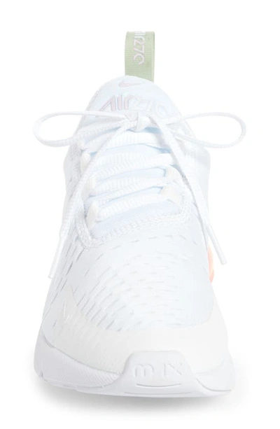 Shop Nike Air Max 270 Sneaker In White/ Pink/ White/ Honeydew