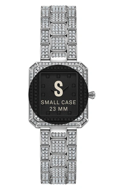 Shop Jbw Arc Diamond Bracelet Watch, 23mm In Silver