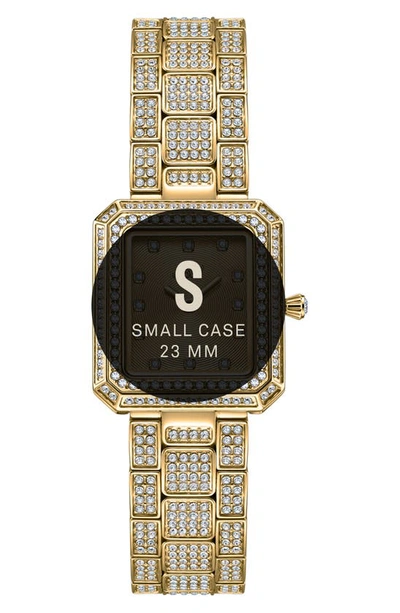 Shop Jbw Arc Diamond Bracelet Watch, 23mm In Gold