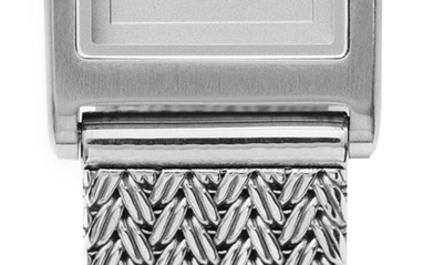Shop Breda Revel Mesh Strap Watch, 18mm In Silver