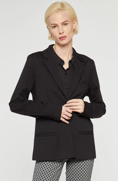 Nydj Classic Knit Blazer In Black
