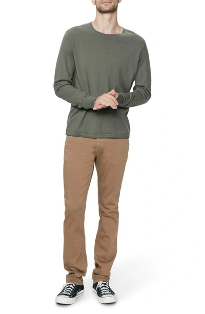 Paige Chaplin Organic Cotton & Wool Crewneck Sweater In Forest Shadow