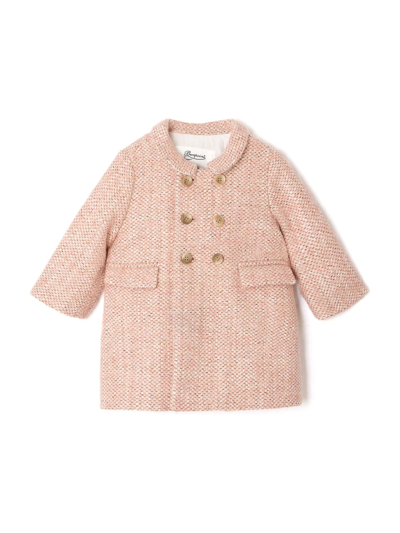 Shop Bonpoint Kids Coat For Girls In Pink