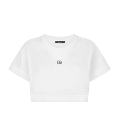 Shop Dolce & Gabbana Dg Millennials Logo T-shirt In Multi