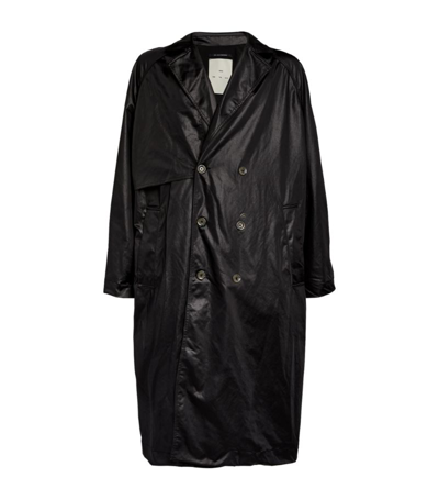 Shop Song For The Mute Trench Coat In Black