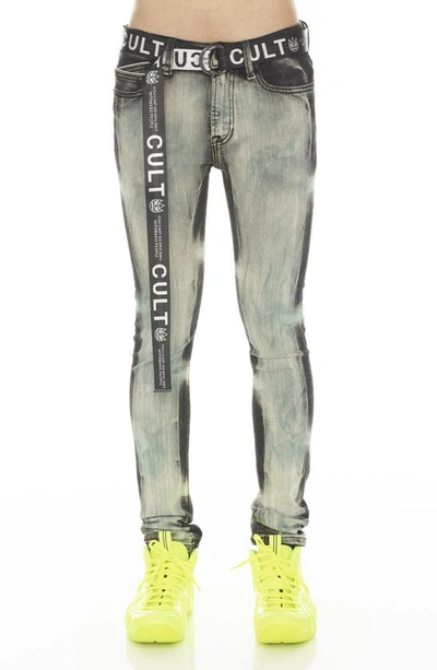 Cult Of Individuality Punk Super Stretch Skinny Jeans In Glazed