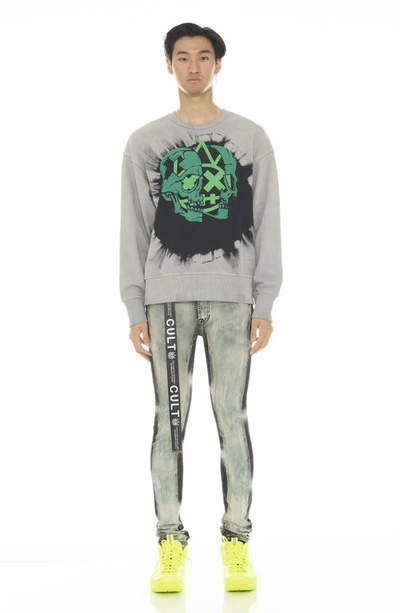 Shop Cult Of Individuality Punk Super Stretch Skinny Jeans In Glazed