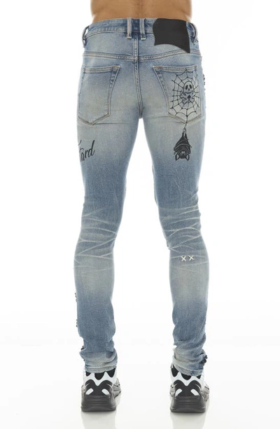 Cult Of Individuality Punk Super Skinny Jeans In Acid