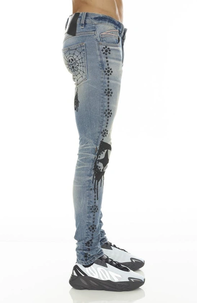Cult Of Individuality Punk Super Skinny Jeans In Acid