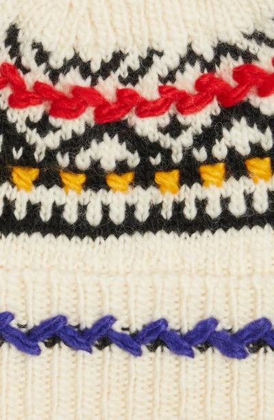 Isabel Marant Gael Crafty Wool Blend Beanie In Ecru