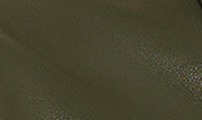 Dkny Faux Leather Trucker Jacket In Cadet Green