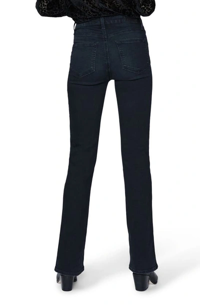 Paige Laurel Canyon High Rise Bootcut Jeans In Black Willow In Black Willow