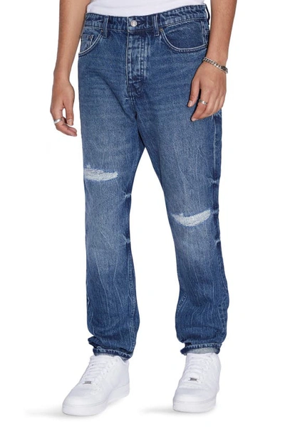 Shop Ksubi Wolfgang Hilite Trashed Ripped Nonstretch Jeans In Denim