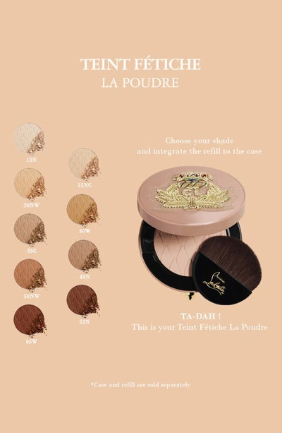 Shop Christian Louboutin Teint Fã©tiche La Poudre Powder Refill In 55n Mocha Nude