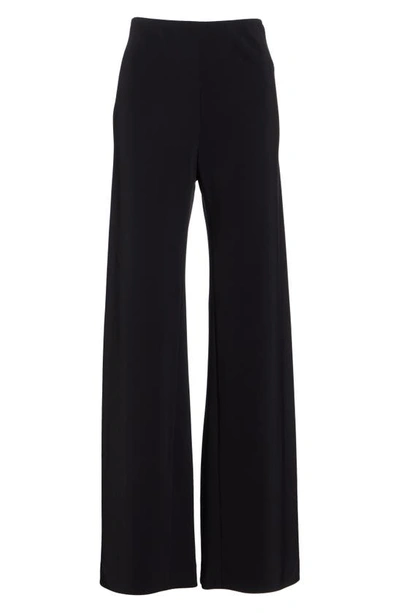 Shop Rosetta Getty Stretch Jersey Pants In Black