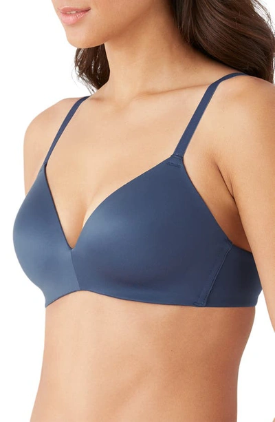 B.tempt'd By Wacoal Future Foundations Wire-free Plunge T-shirt Bra In Oceana