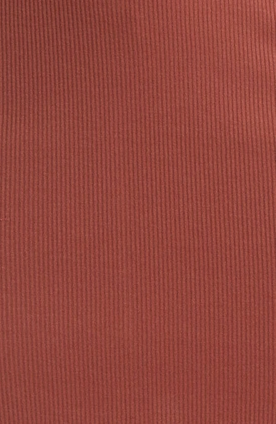 Shop Open Edit Cutout Long Sleeve Sweater Dress In Brown Chino