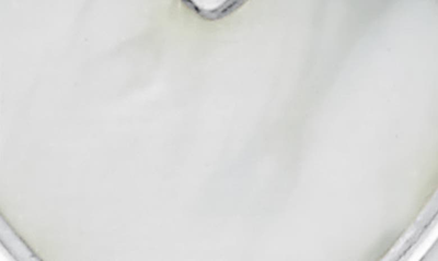 Mignonette Sterling Silver Heart Stud Earrings In Silver