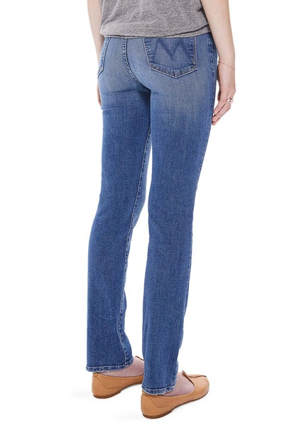 Shop Mother The Swooner Rascal Hover High Waist Ankle Straight Leg Jeans In Healing Ja