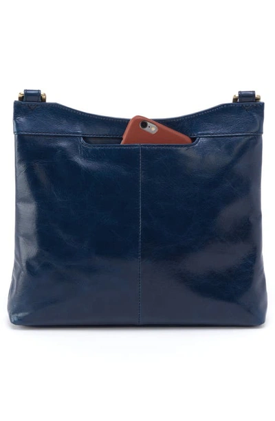 Shop Hobo Cambel Leather Crossbody Bag In Denim