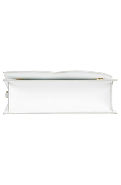 Dolce & Gabbana Dolce&gabbana Dg Logo Flap Leather Crossbody Bag In Optical White