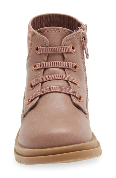 Shop Open Edit Kaylee Boot In Pink Burlwood