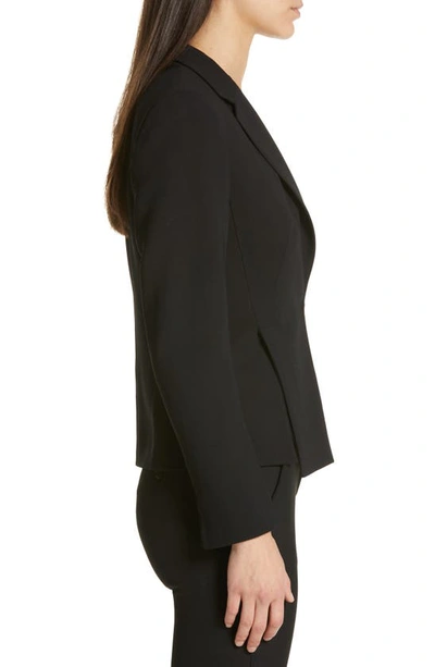 Shop Akris Ocelia Wool Blend Jacket In Black