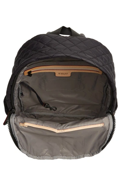 Shop Mz Wallace City Quilted Nylon Backpack In Black