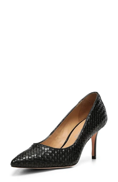 Shop Donald Pliner Yvetta Pointed Toe Pump In Black