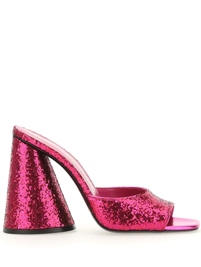 Shop Attico "luz" Mules In Pink