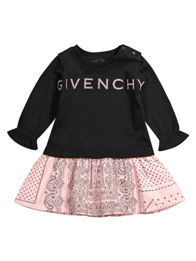 Shop Givenchy Kids Dress For Girls In Multicoloured