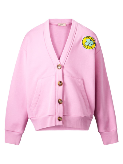 Shop N°21 Kids Cardigan For Girls In Pink