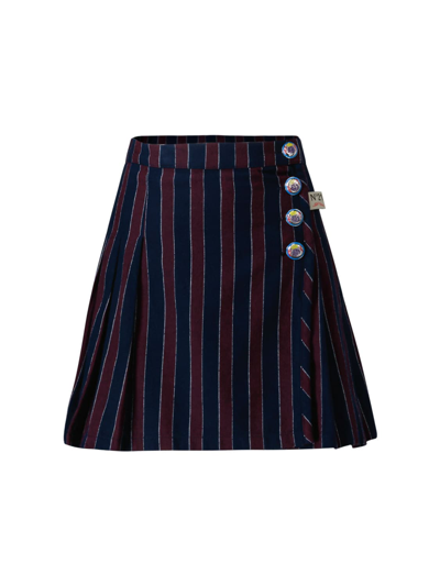 Shop N°21 Kids Blue Skirt For Girls