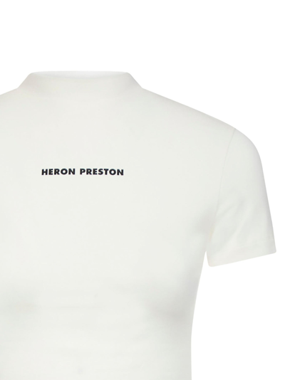 Shop Heron Preston T-shirts And Polos White