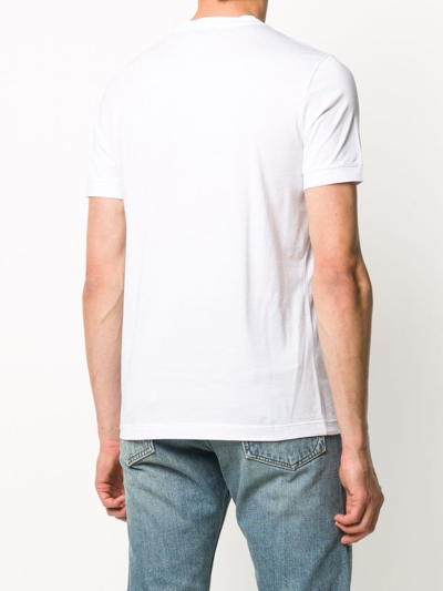 Shop Giorgio Armani T-shirts And Polos White