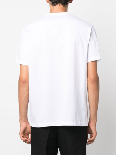 Shop Versace T-shirts And Polos White