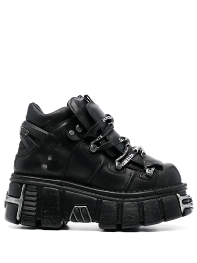 Shop Vetements Sneakers Black