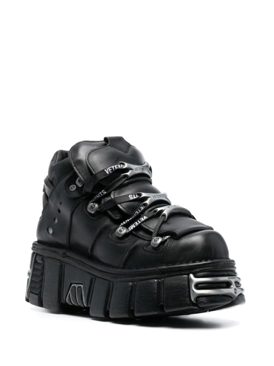 Shop Vetements Sneakers Black