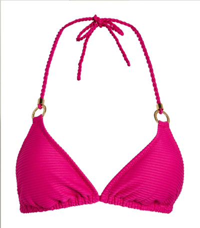 Shop Heidi Klein Zanzibar Bikini Top In Pink