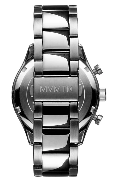 Mvmt Men's Chronograph Airhawk Stainless Steel Bracelet Watch 42mm In Grey
