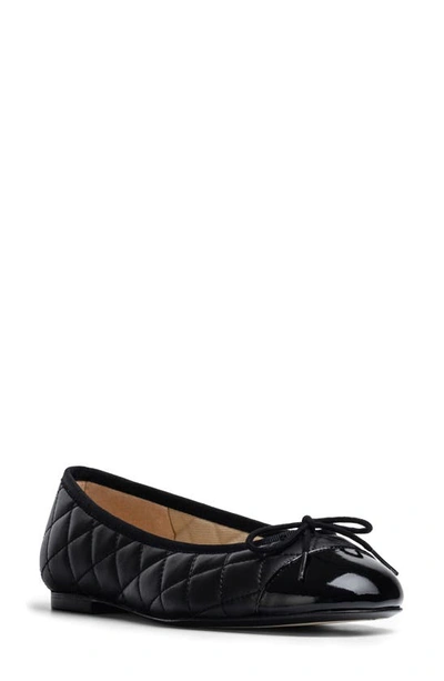 Shop Jon Josef Belle Quilted Ballerina Flat In Black Combo