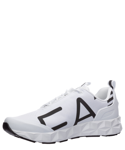 Shop Ea7 C2 Ultimate Combat Combat Sneakers In White - Black